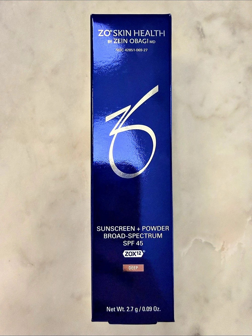 ZO Skin Health Sunscreen + Powder Broad-Spectrum SPF 45 Deep